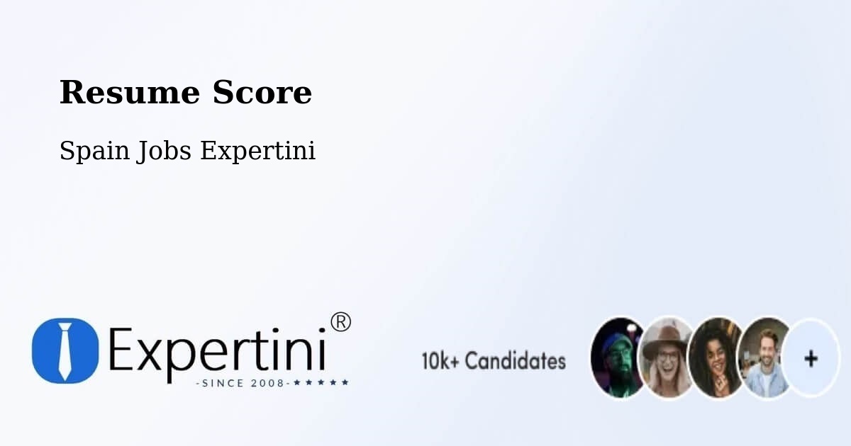 Resume Score & Job Description Match Tool – Moraña - Spain Jobs Expertini